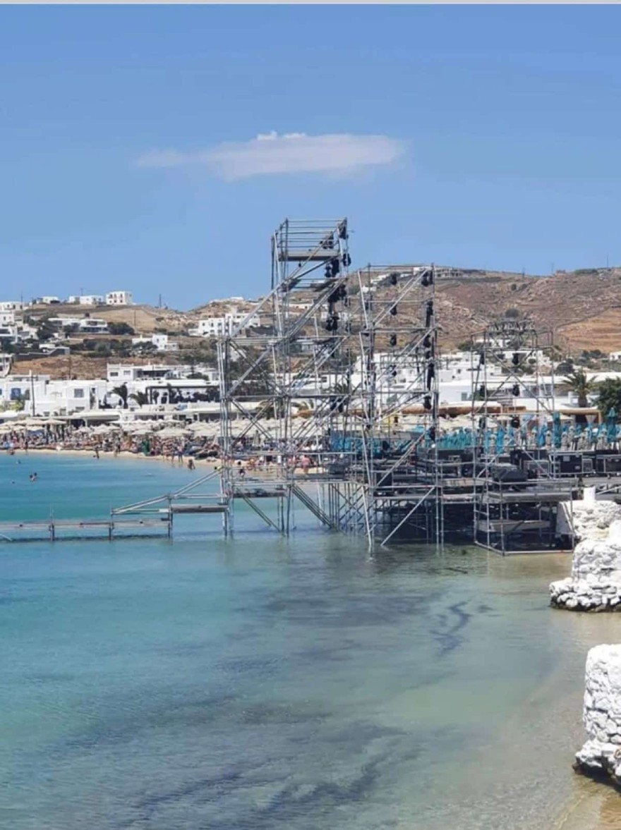 Η σκηνή που θα τραγουδήσει ο Νίκος Βέρτης στη Μύκονο