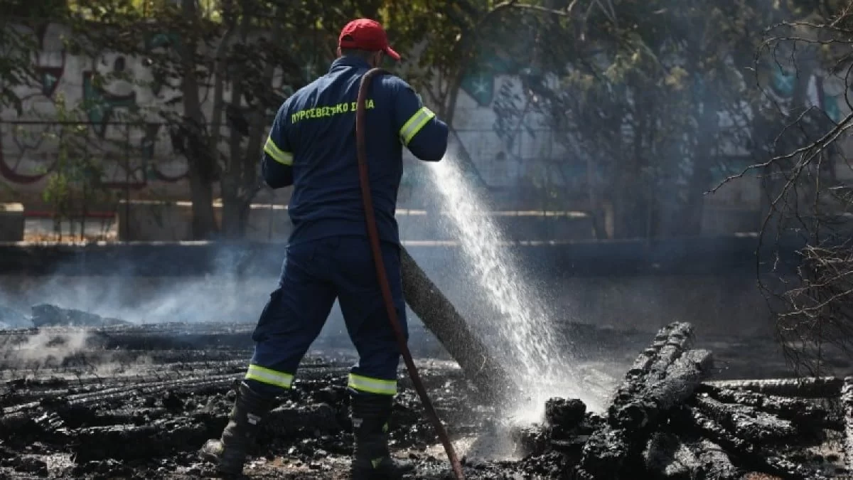 Φωτιά στην Τρίπολη