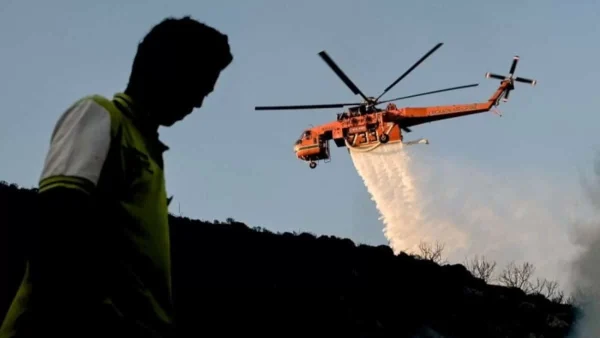 Φωτιά στην ανατολική Μάνη