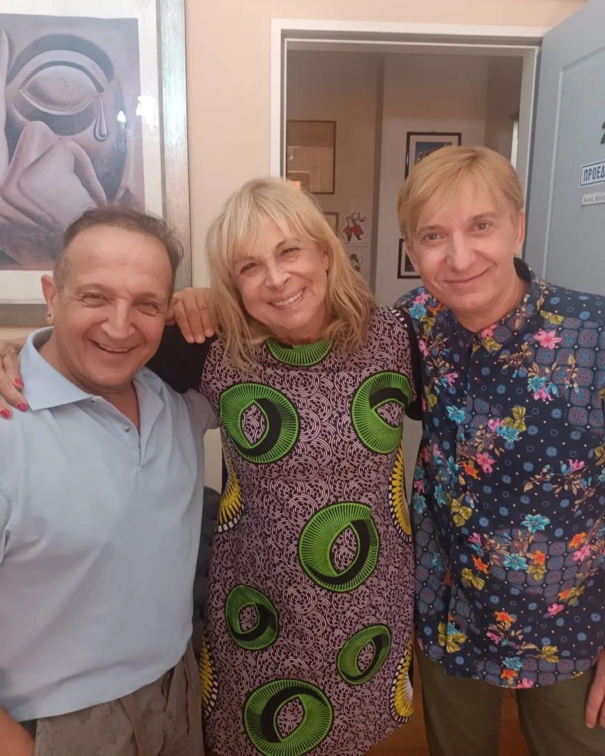 Μπιμπίλας, Φόνσου και Δελαπόρτας στο σπίτι του Ηθοποιού