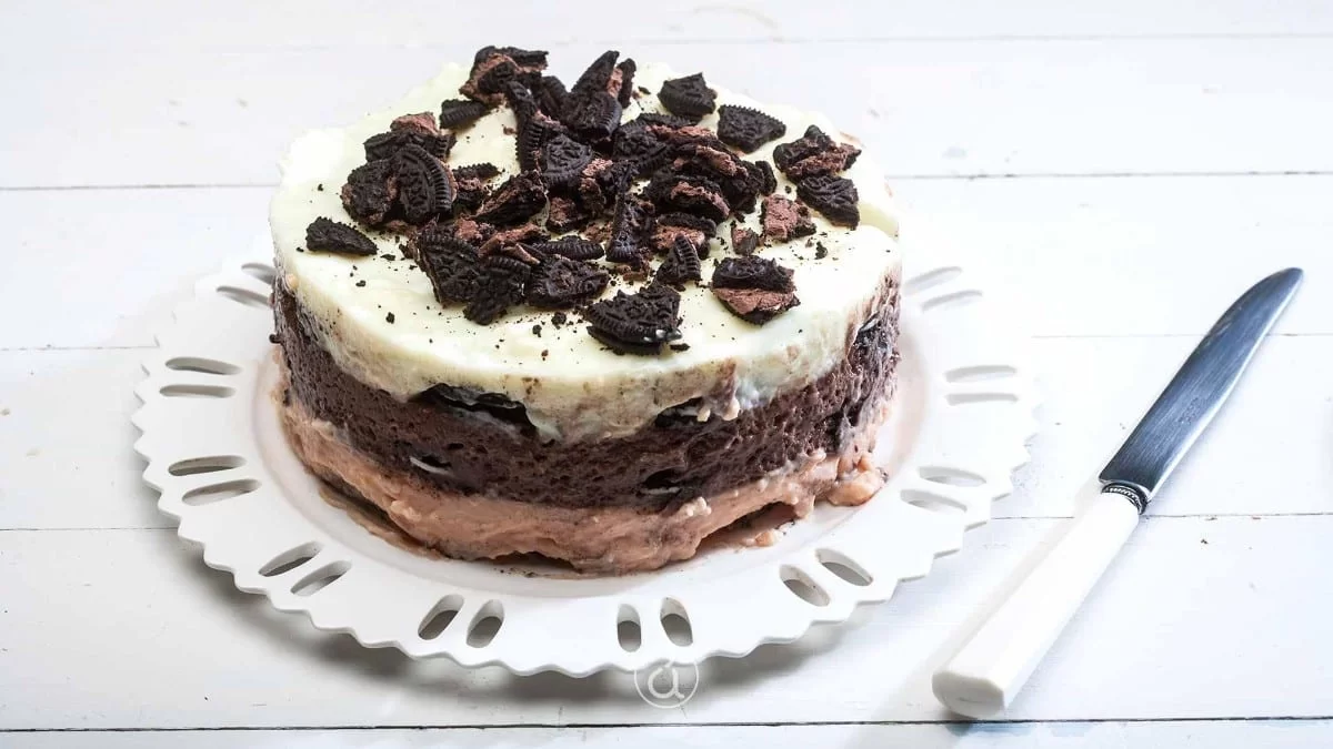 Γεμάτο μπισκότα και κρέμα αυτό το γλυκό ψυγείου - Αξίζει μέχρι και την τελευταία του θερμίδα