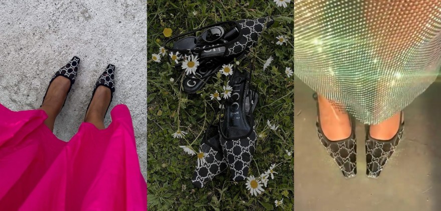 Gucci τακούνια