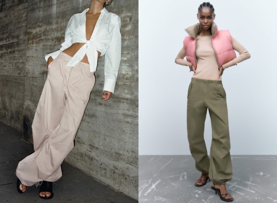 Zara παντελόνια