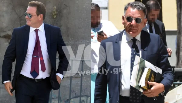 Μέσα στα δικαστήρια «εχθροί» και έξω φίλοι - Για χαλαρό καφεδάκι ο Απόστολος Λύτρας και ο Αλέξης Κούγιας