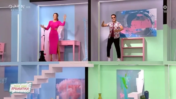 Έμειναν όλοι "κάγκελο" με την είσοδό τους - Το χορευτικό της Μπέτυ Μαγγίρα και του Μακαλιά στον αέρα της εκπομπής