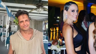 Έσκασε από το φαγητό και "έγειρε" λιγάκι - Η Ελεονώρα Μελέτη έπιασε στα πράσα τον Σάββα Πούμπουρα