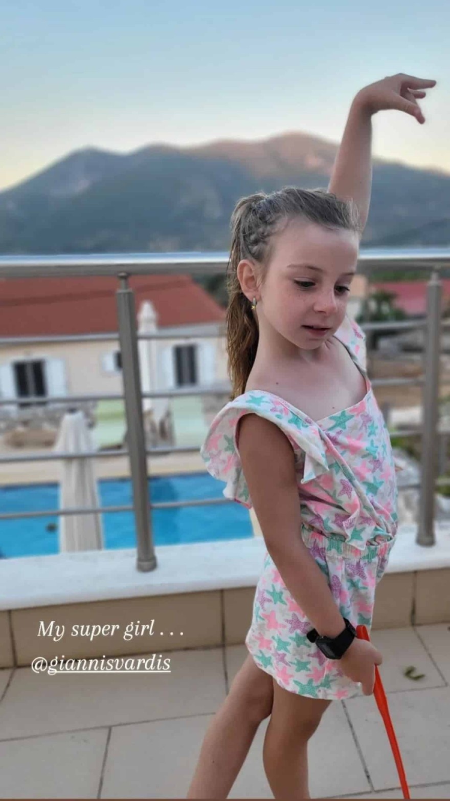 Γιάννης Βαρδής - Νατάσα Σκαφίδα - κόρη