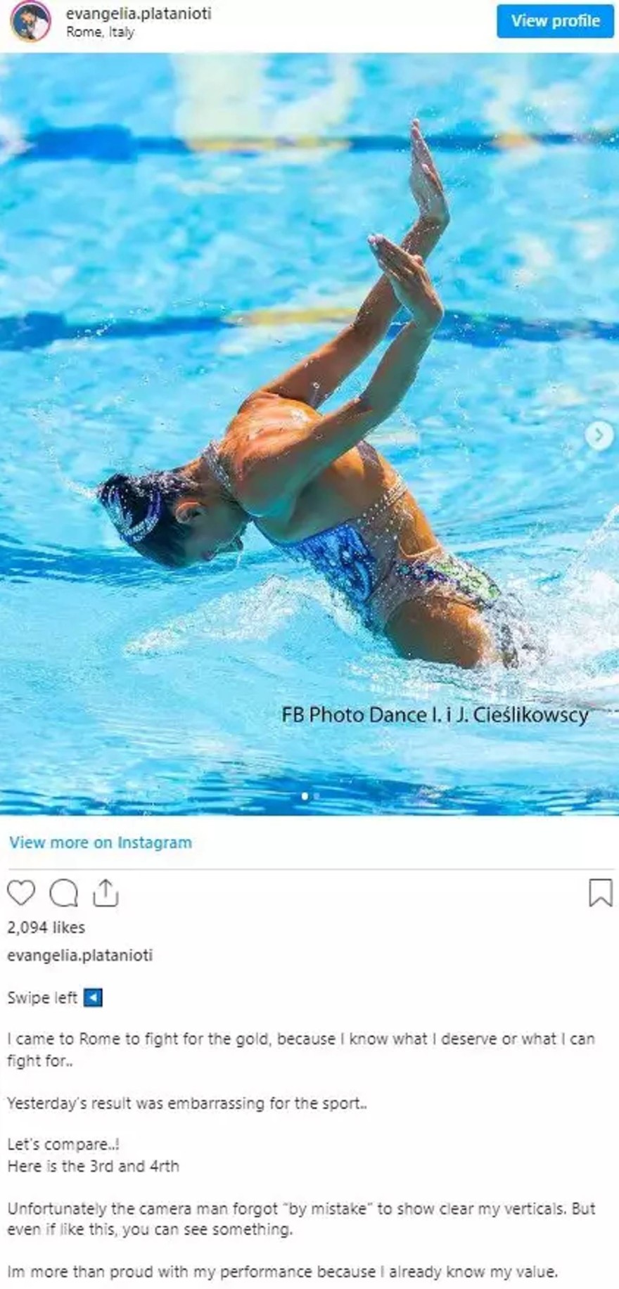 Η ανάρτηση που έσβησε άρων άρων από το Instagram