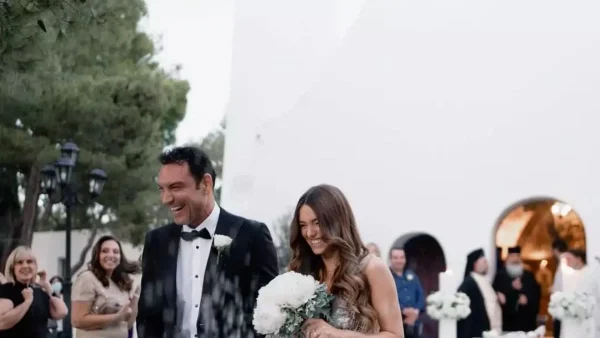 ''Βροχή'' το ρύζι στο γάμο της εγκυμονούσας Ιωάννας Σιαμπάνη με τον Σταθοκωστόπουλο - Οι πρώτες επίσημες φωτογραφίες