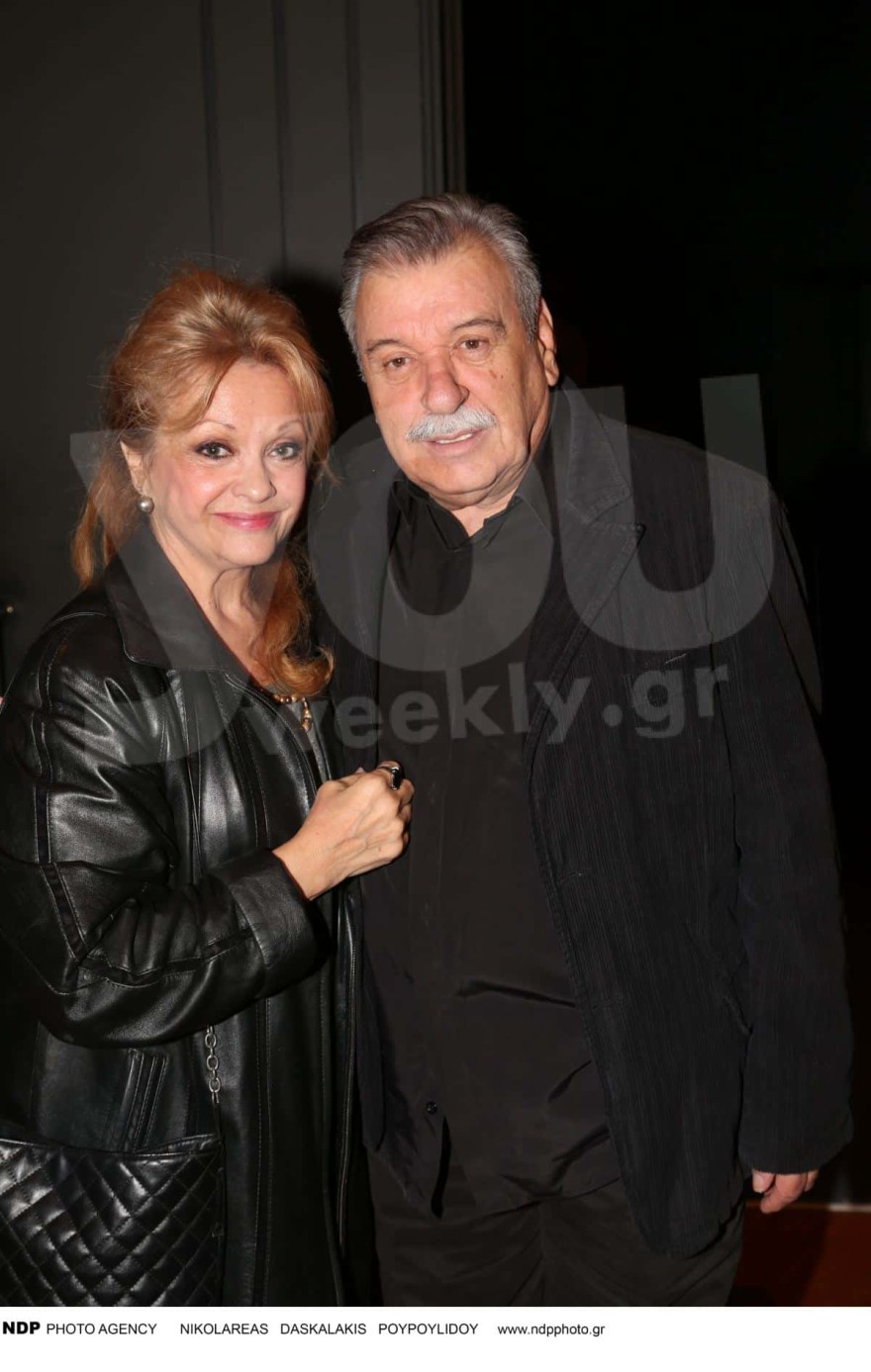 Τάσος Χαλκιάς Πέννυ Παπουτσή σύζυγος