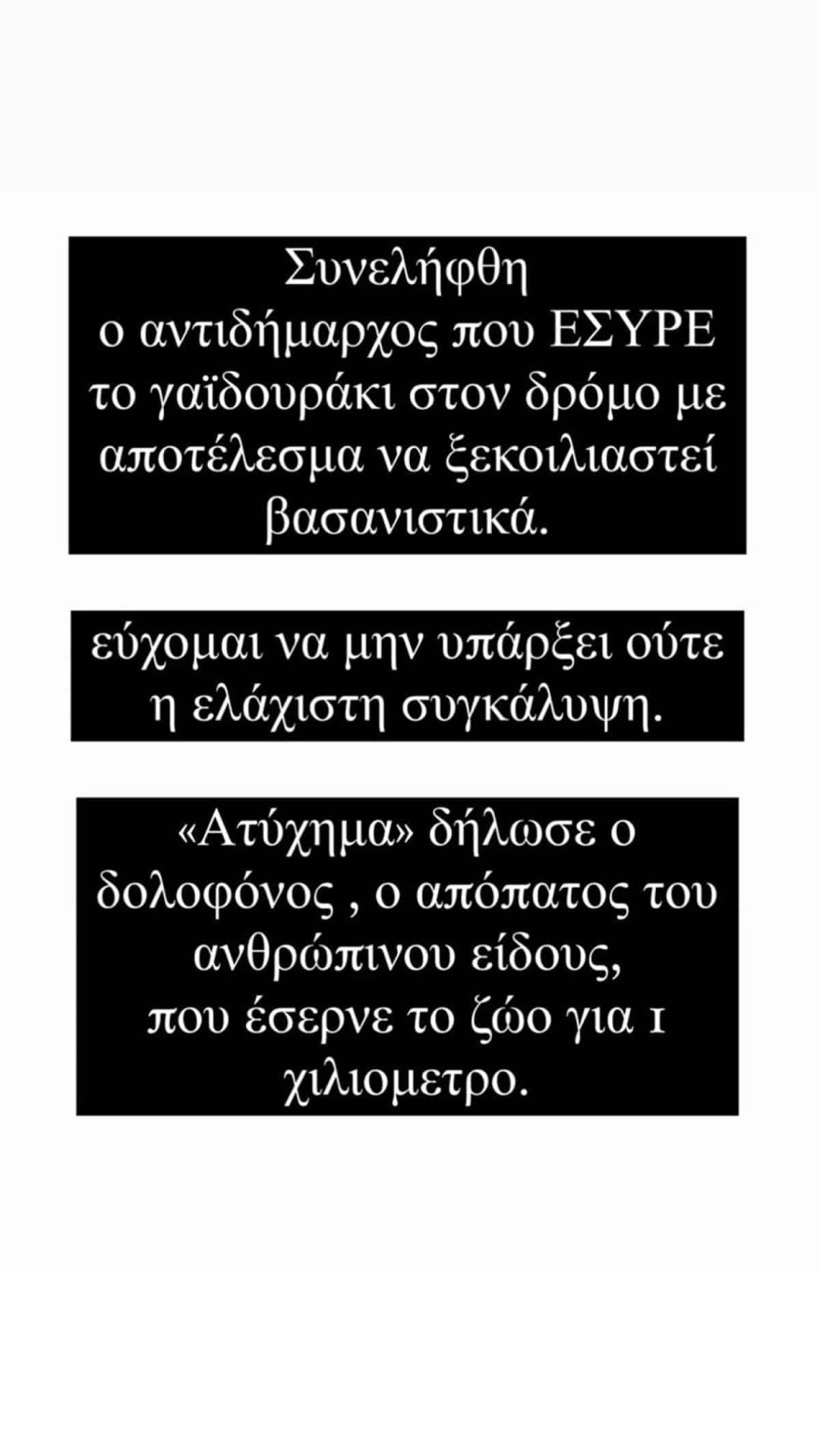 Τσάνταλη για κακοποίηση ζώου