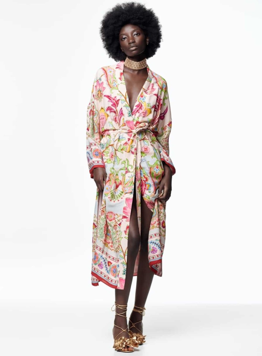 Zara φόρεμα εμπριμέ