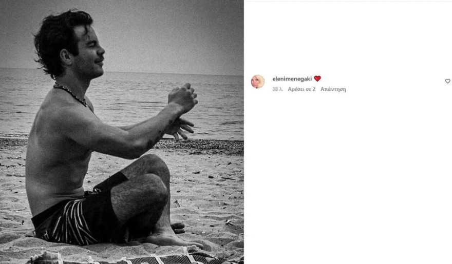 Άγγελος Λάτσιος Instagram σχόλιο Ελένης Μενεγάκη
