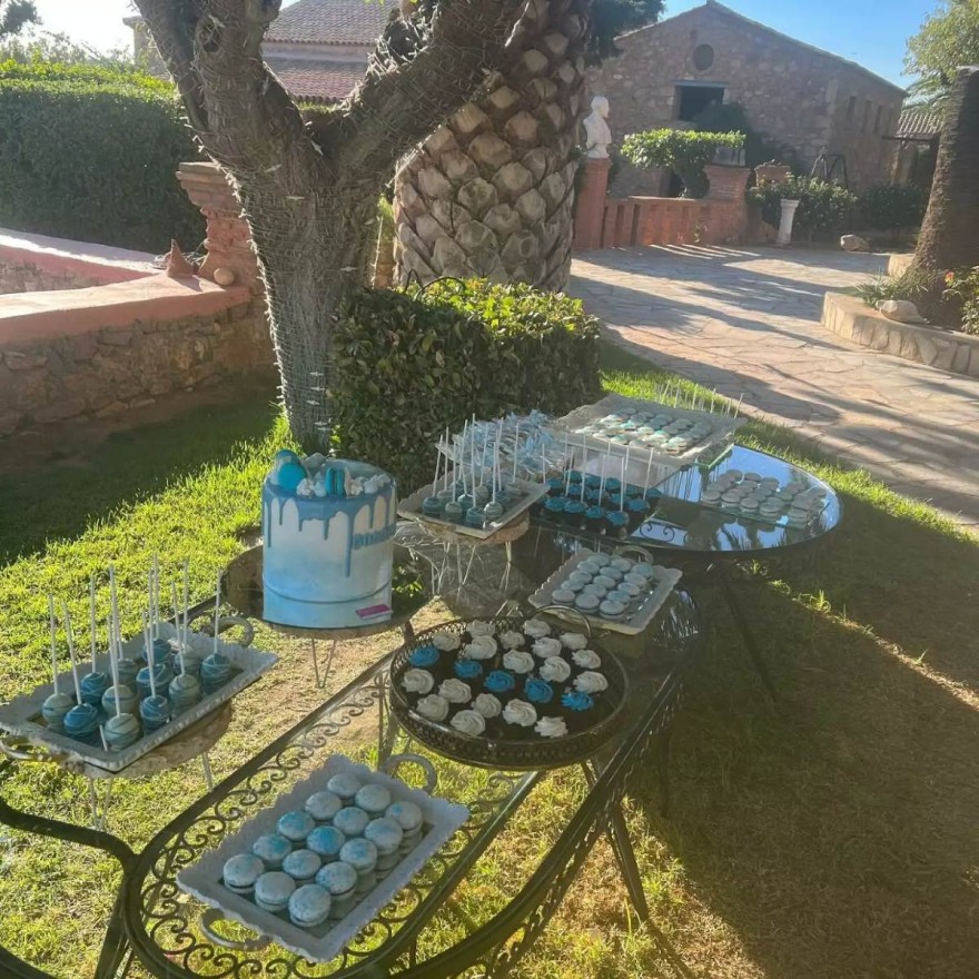 Φωτεινή Αθερίδου βάφτιση γιου