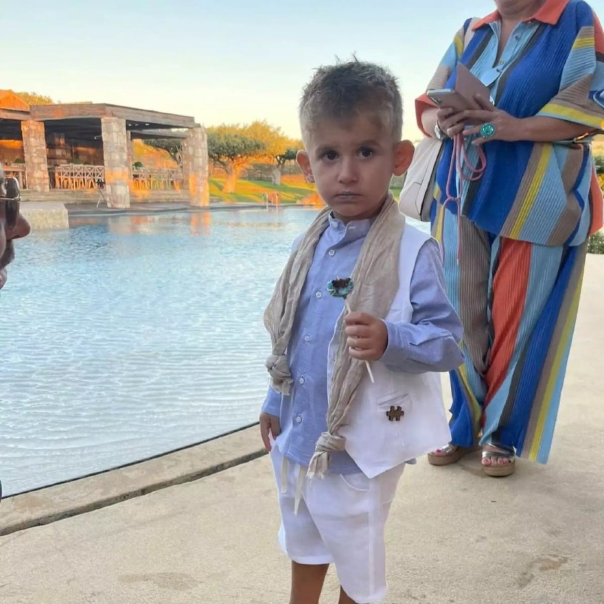 Φωτεινή Αθερίδου γιος