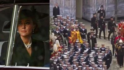 «"Πως να σκάσετε μ@νάρα σε κηδεία" της Κέιτ Μίντλετον» - Πανηγύρι στο twitter με την κηδεία τη Ελισάβετ