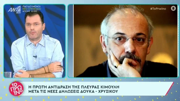 «Αδιαφορώ για τα...» - Η απάντηση του Γιώργου Κιμούλη μετά τις νέες δηλώσεις Δούκα και Χρυσικού για την δικαστική τους διαμάχη