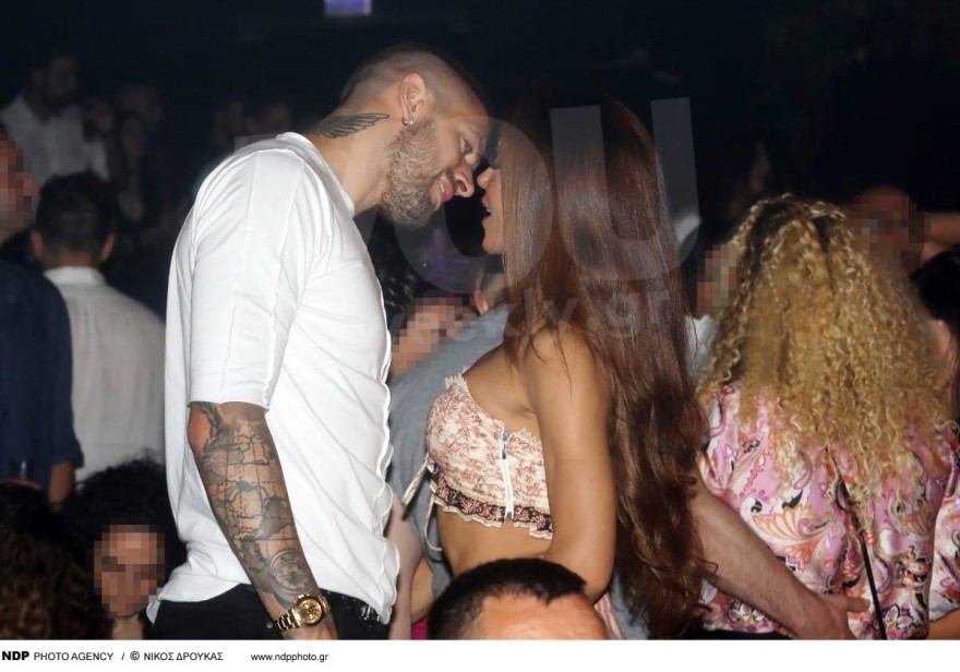 Παπαδοπούλου με τον σύντροφό της, Πασχαλάκη