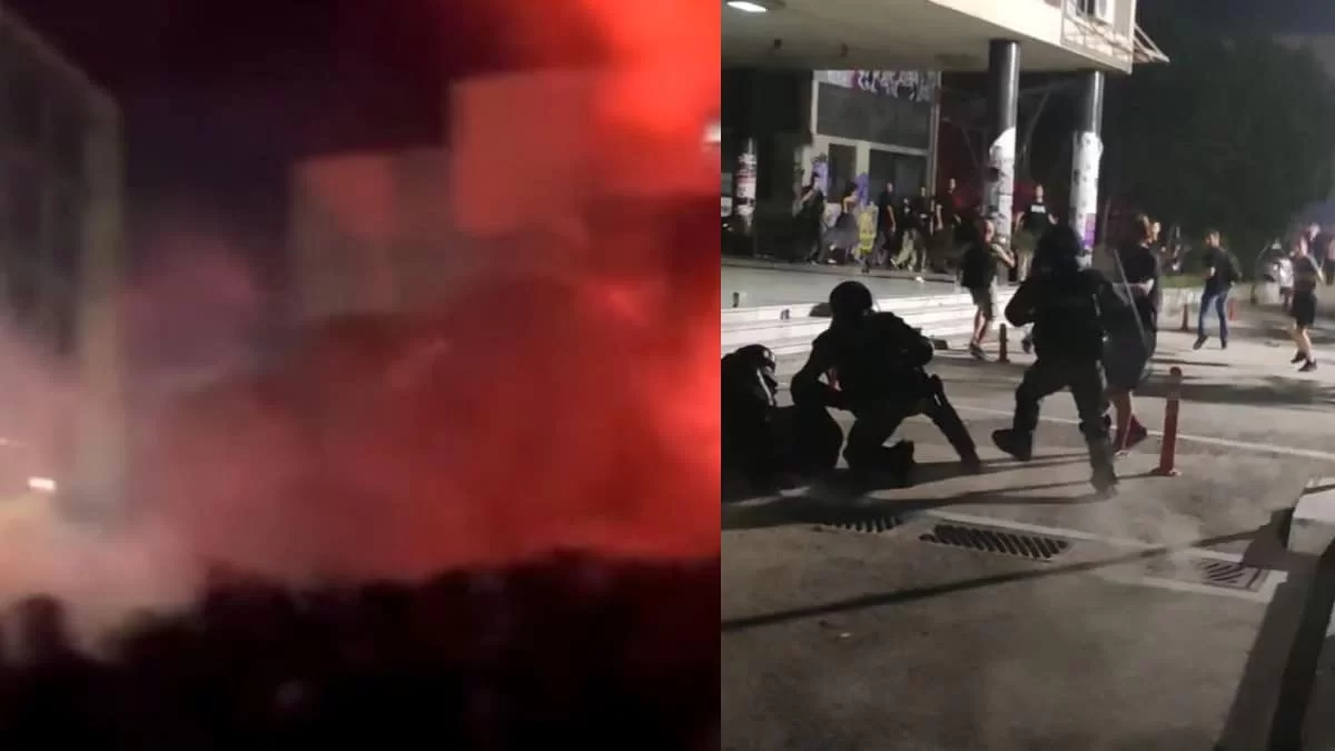 Τρόμος σε συναυλία του Θανάση Παπακωνσταντίνου - Έπεσαν χημικά και άγριο ξύλο