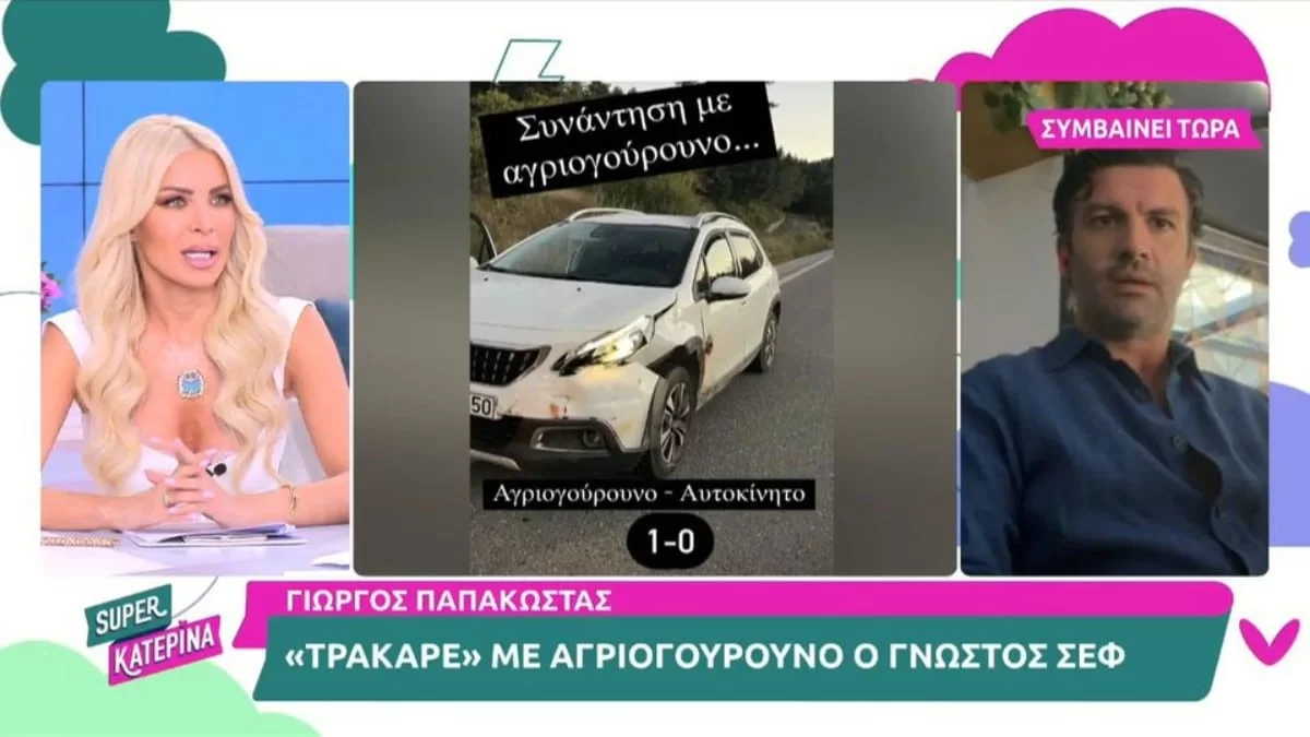 ''Θα μπορούσα να σκοτωθώ'' -  Συγκλονίζουν οι λεπτομέρειες για το ατύχημα του Παπακώστα με το αγριογούρουνο