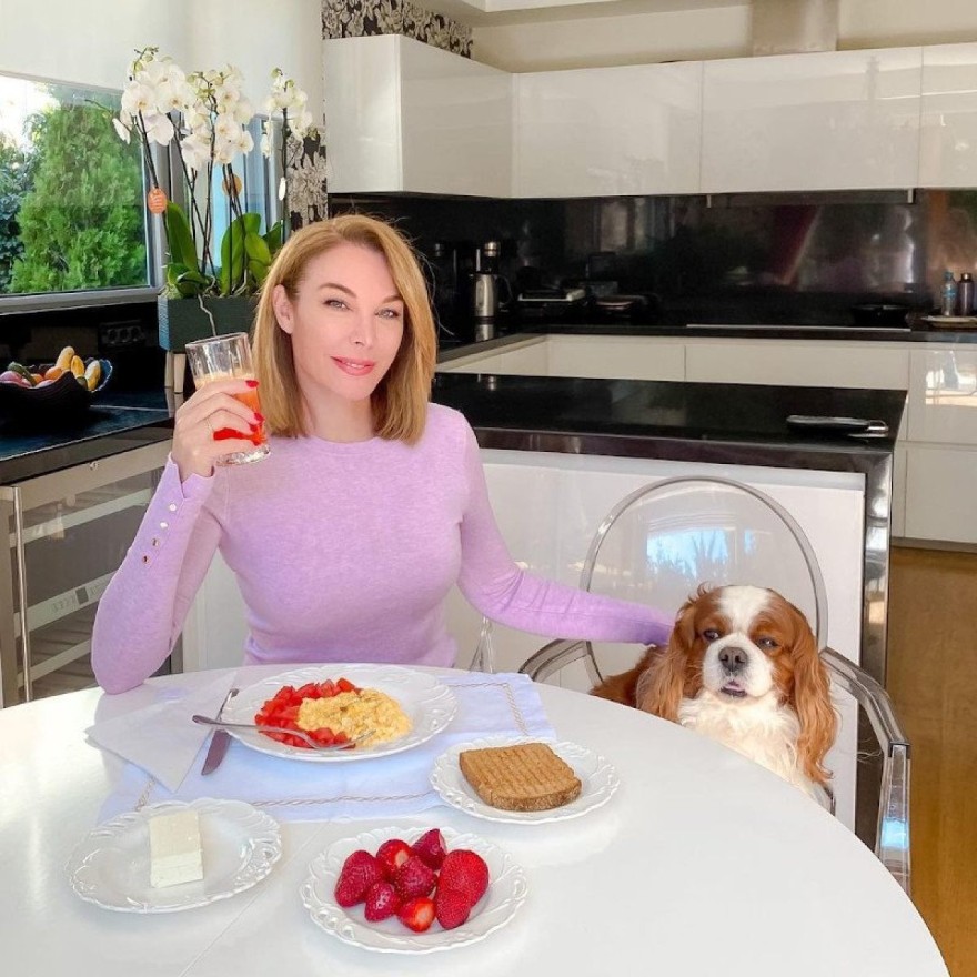 Τατιάνα Στεφανίδου σπίτι φυτό