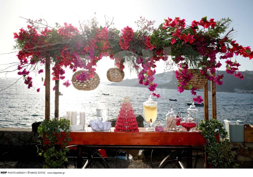 Φωτογραφία από την βάφτιση των διδύμων Μπόμπα