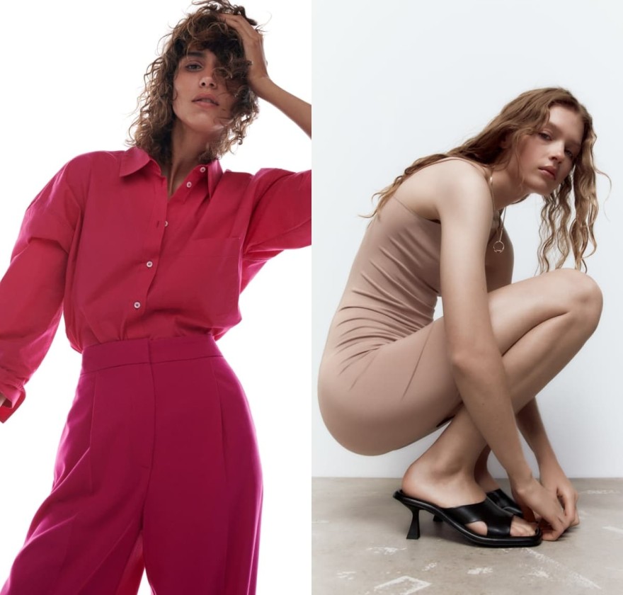 Zara πουκάμισο και πέδιλα