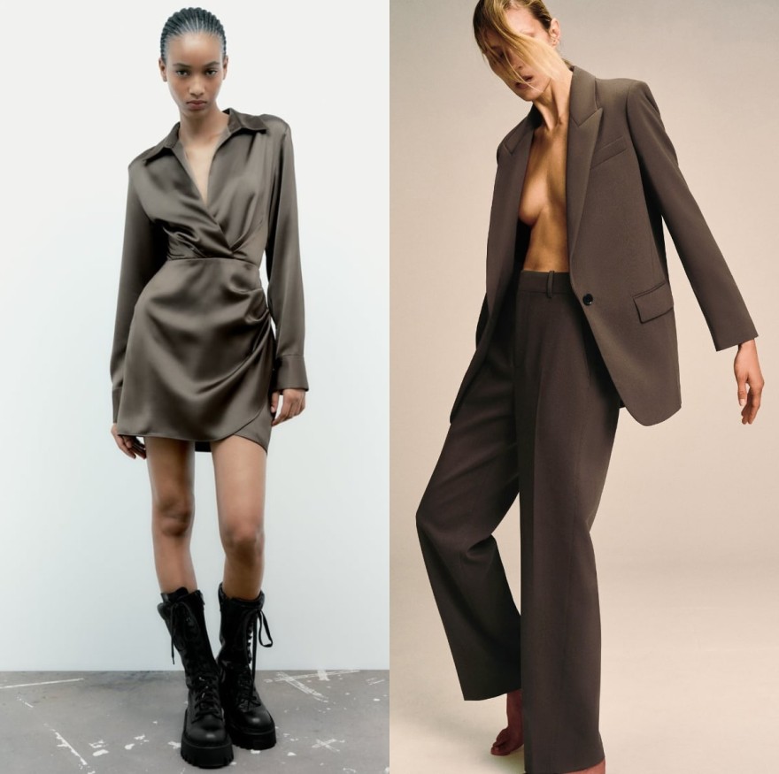 Zara κουστούμι και φόρεμα