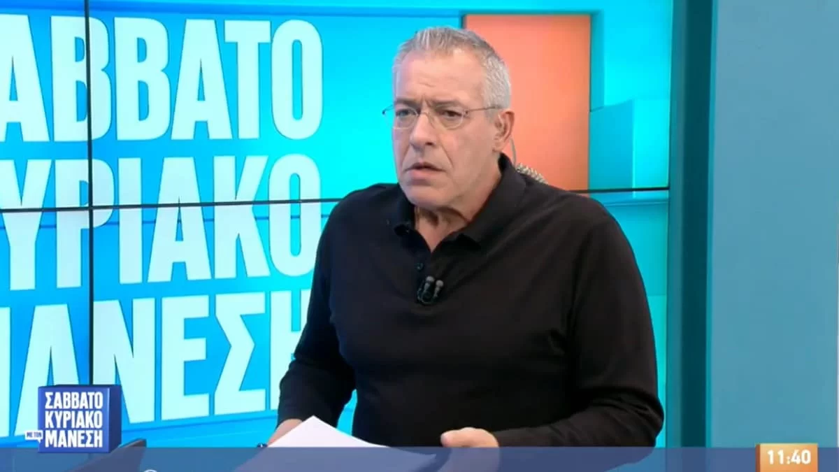 «Συνεχίζουμε έτσι και ας πάμε και στο 0» - "Χείμαρρος" ο Νίκος Μάνεσης στην εκπομπή του για τα νούμερα τηλεθέασης