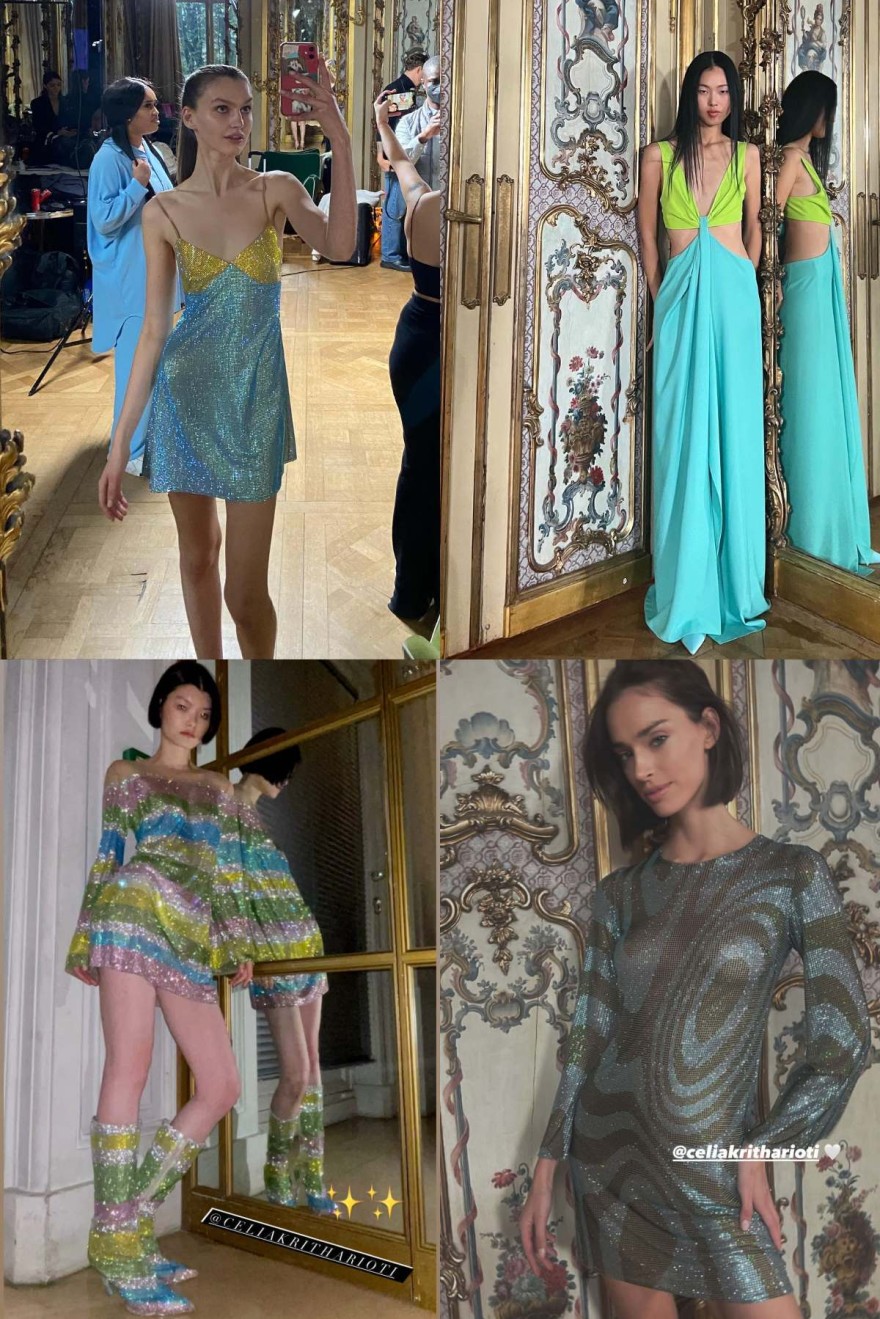 Celia Kritharioti, στην Εβδομάδα Μόδας του Παρισιού