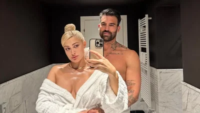 Σούπερ μίνι κολλητό φόρεμα στον 7ο μήνα εγκυμοσύνης - Τι φόρεσε η Ιωάννα Τούνη στην γιορτή του Δημήτρη Αλεξάνδρου