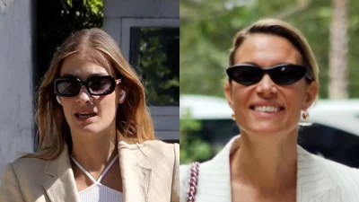 Ισμήνη Παπαβλασοπούλου και Βίκυ Καγιά, με παρόμοιο look στο κέντρο της Αθήνας - Ποια το φόρεσε καλύτερα;