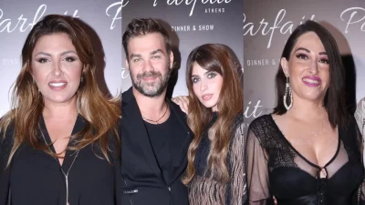 Καλοντυμένες και κακοντυμένες σε opening μαγαζιού, στο κέντρο της Αθήνας