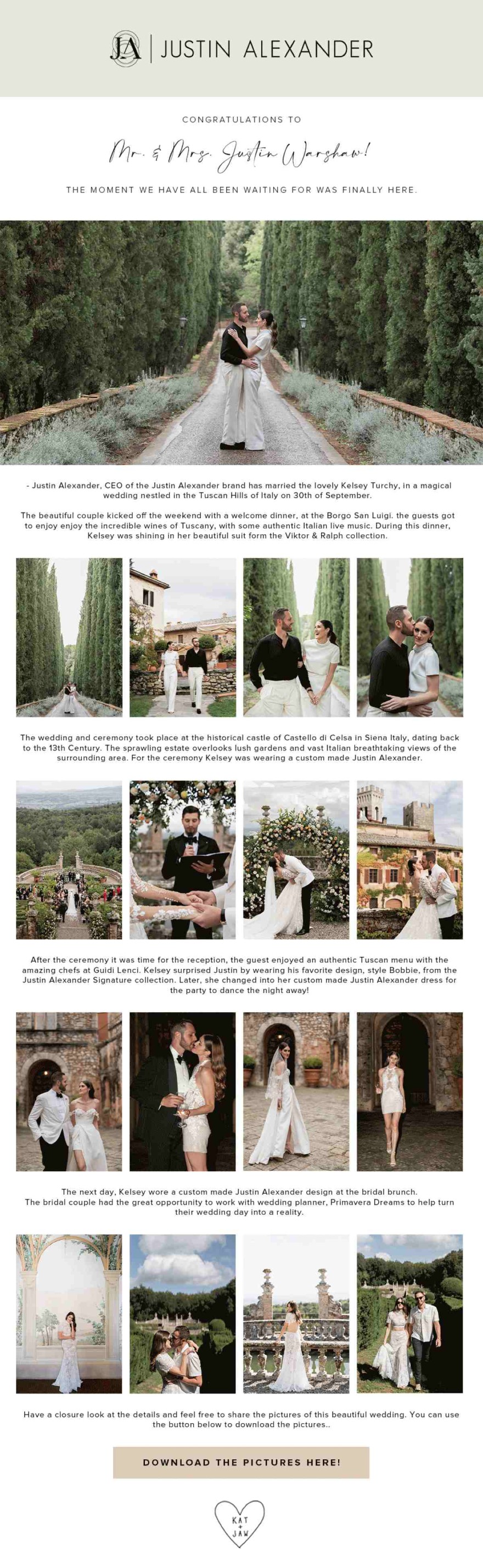 Congratulations to Mr. & Mrs. Warshaw