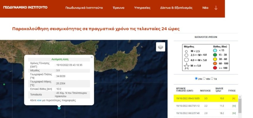 Σεισμός Κρήτη
