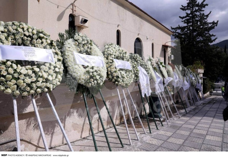 Θλίψη στην κηδεία του Σταμάτη Κόκοτα 