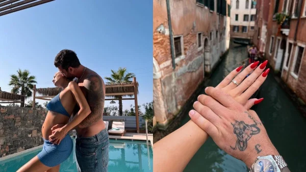 «Ο αρραβωνιαστικός μου» - Η φωτογραφία της Ιωάννας Τούνη με τον Δημήτρη Αλεξάνδρου λίγα λεπτά μετά την πρόταση γάμου