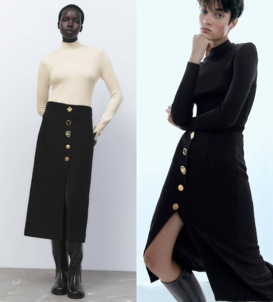 Μπλούζα και φούστα Zara