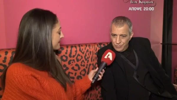 «Δεν θέλω να συζητάω για...» - Η αμήχανη αντίδραση του Θέμη Αδαμαντίδη σε ερώτηση για την Βαρβάρα Κίρκη