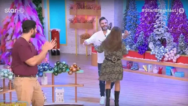 Πέρσι την παρουσίαζε, φέτος πήγε καλεσμένος - Στο Breakfast@star ο Γιώργος Καρτελιάς