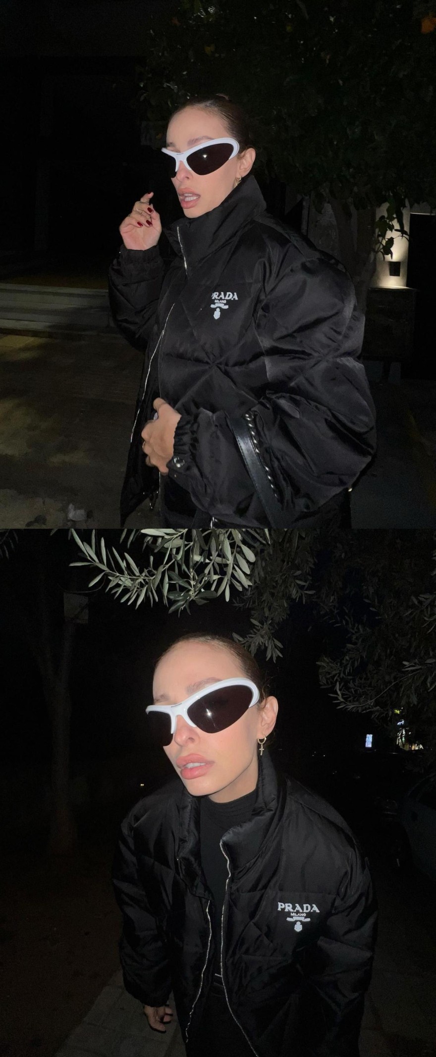 Το Prada μπουφάν της Ελένης Φουρέιρα κοστίζει 2.400 ευρώ και τα Balenciaga γυαλιά ηλίου της, 1.054 ευρώ!
