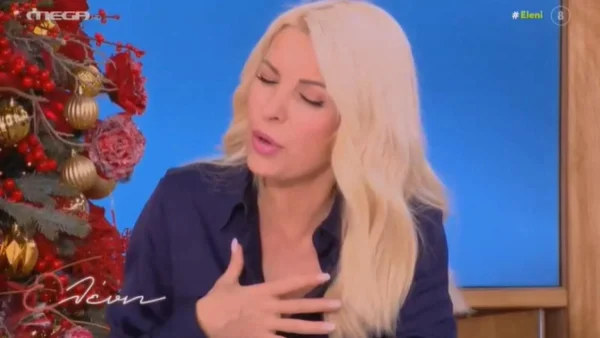Γροθιά στο στομάχι - Το βίντεο που "λύγισε" την Ελένη Μενεγάκη στον αέρα του MEGA