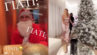 Ιωάννα Τούνη: Στόλισε και στο σπίτι της στην Θεσσαλονίκη - Δέντρο σκέτη υπερπαραγωγή