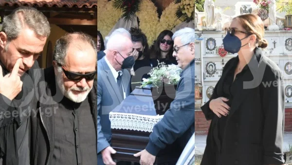 Ασύλληπτος θρήνος στην κηδεία του Ηλία Ζερβού - Πλήθος καλλιτεχνών στο τελευταίο του "αντίο"