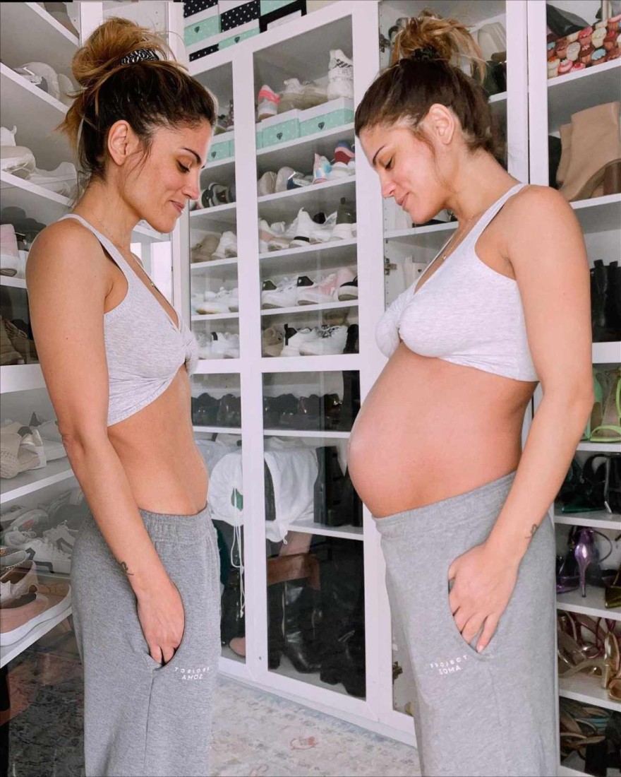 Το σώμα της πριν και μετά - Η συγκλονιστική φωτογραφία της Μαίρης Συνατσάκη με φουσκωμένη κοιλιά λίγο πριν γεννήσει