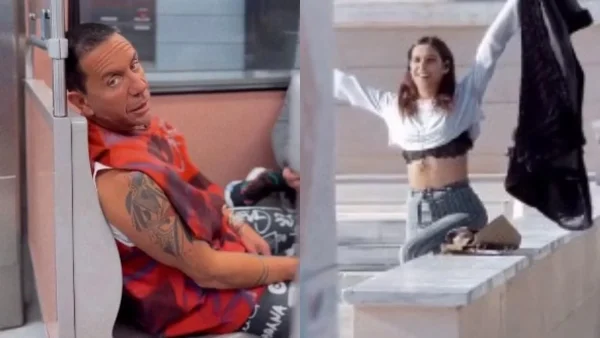 Ο Γιώργος Μαζωνάκης κατέβηκε με το Μετρό στον Πειραιά - Οι επικές αντιδράσεις του κόσμου