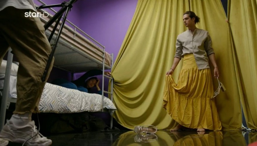 GNTM ο Μπίρμπας με τακούνια