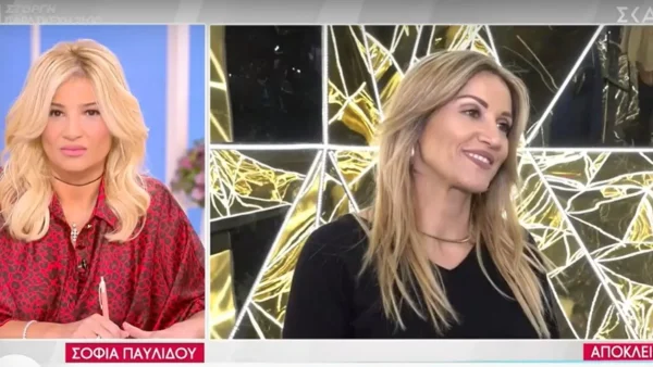 "Να τα σκεφτόταν πριν..." - Ο εκνευρισμός της Σοφίας Παυλίδου on camera εναντίον του Μάνου Παπαγιάννη