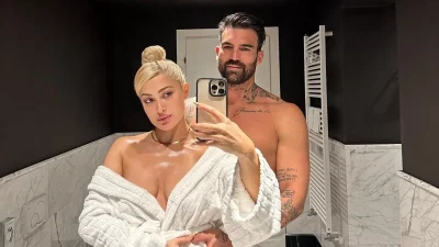 Εκείνη καθόταν στον καναπέ και εκείνος της φιλούσε την φουσκωμένη της κοιλιά - "Λιώνει" για την Ιωάννα Τούνη ο Δημήτρης Αλεξάνδρου