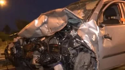 Δυσύχημα στον περιφερειακό Υμηττού - Νεκρή γυναίκα μετά από σφοδρή σύγκρουση οχημάτων